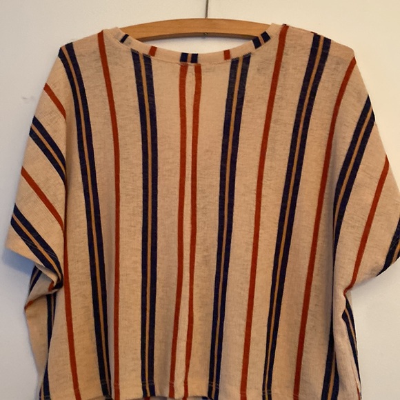 Zara Striped Top Sz Sm - Picture 3 of 4